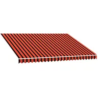 VidaXL Markisenbespannung Canvas 350 x 250 cm orange/braun