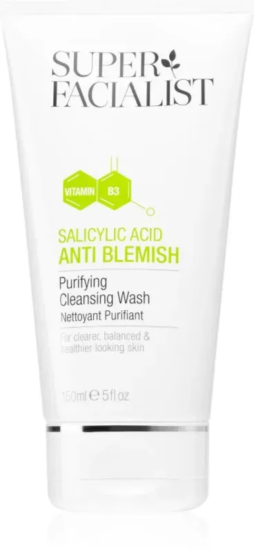 Super Facialist Salicylic Acid Anti Blemish Reinigungsgel zum Abschminken für problematische und fettige Haut 150 ml
