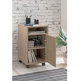 Wohnling WL5.929 Rollcontainer 33 x 38 x 60 cm braun