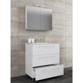 VCM my bath Badmöbel-Set Schubo 914354 weiß 60,0 x 46,0 x 86,0 cm