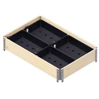 upyard Selbstbewässerungssystem 37 x 27,5 x 18 cm schwarz