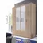 160 x 196 x 54 cm Eiche Sonoma