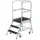 MUNK Podesttreppe eins. begehbar 3 Stufen Aluminium