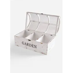 bonprix Gartendeko Pflanzenkasten, weiß, Onesize