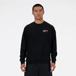 NEW BALANCE Herren Kapuzensweat Athletics Premium, BLACK  (MT41547BK), S