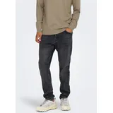 Only & Sons ONSYOKE TAPERED Relax-fit schwarz 28/32