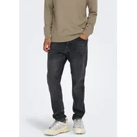 Only & Sons ONSYOKE TAPERED Relax-fit schwarz 28/32
