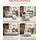 Vevor Eckcouch Baumwolle 3-Sitzer Beige