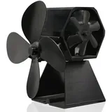 Kaminventilator, Ofenventilator, Geräuscharm, Geeignet Für Umweltfreundliche Wärmezirkulation Im Haus – 18 × 14 × 19 Cm