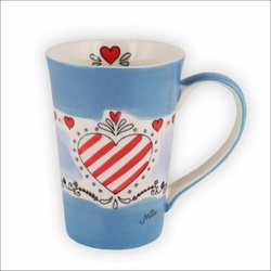 Mila Becher Mila Keramik-Teebecher Good Times, Keramik blau