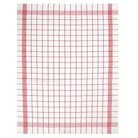 Dyckhoff Geschirrtücher Karo rot 50,0 x 70,0 cm, 10 St.