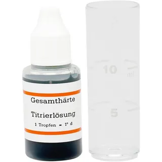 Aquintos Wasseraufbereitung Wasserfilter Wasserhärtemessbesteck Titrierlösung, Zubehör für Einzelpackung, Messbesteck in °dH