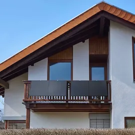 EcoFlow Halterung - Gitterbalkon - Silber