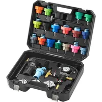 Vevor 28-teiliges Kühlerkühlmittel-Druckprüfer-Set Abdrückgerät, Abdrücken Tester Kühlwasser Befüllgerät, Kühler