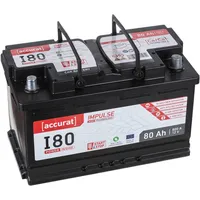 AGM Start Stop Batterie 80Ah 12V 800A Autobatterie Starterbatterie KFZ PKW Stopp