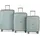 Worldpack Havanna Koffer-Set 3-tlg. polypropylen/blau