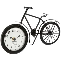 Atmosphera Originelle Uhr - Form : Fahrrad - Farbe : Schwarz