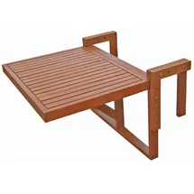 deluke Balkontisch 65 x 64 x 52 cm Braun