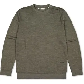 Mons Royale Horizon Merino Crew Dark Olive M