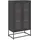 vidaXL Highboard 68 x 123 x 39 cm Schwarz