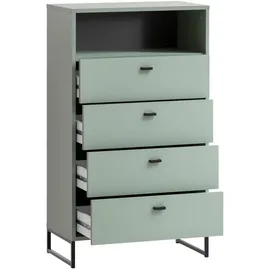 Schildmeyer Janne Highboard 60,2 x 103,9 x 33 cm Pistazie