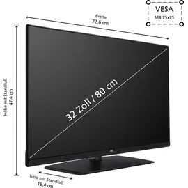 JVC LT-32VF5355 32" LED Full HD Smart TV schwarz