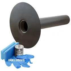 Set: EPDM Garantie-Seitenablauf DN90 + Aktivierung 125ml