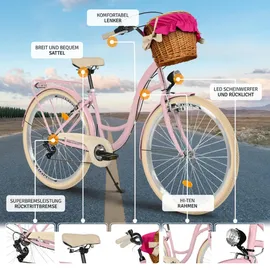 Milord Cityrad 2023 26 Zoll RH 46 cm Damen rosa-creme