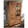 Massivmoebel24 Standvitrine Wildeiche 103 x 40 x 205 cm Beige