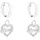 s.Oliver Ohrstecker Infinity-Herz Silber 925 24