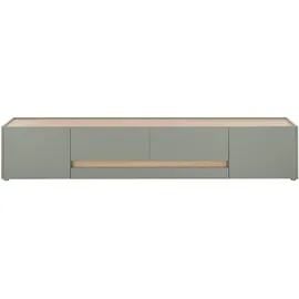 Home Affaire City/Giron Lowboard 220 cm Grün Holz