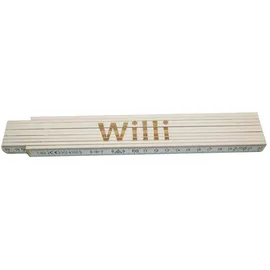 Heka Zollstock Willi 2 m, weiß