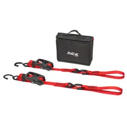 Acebikes Zurrgurt-Set Premium mit Ratsche Motorrad Transportzubehör