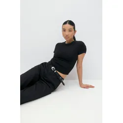 Gina Tricot - Basic tight top - Tops und shirts - Schwarz - XS - Dame - Schwarz - XS