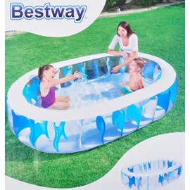 BESTWAY Pool Elliptic Planschbecken 229 x 152 x 51 cm (54066)
