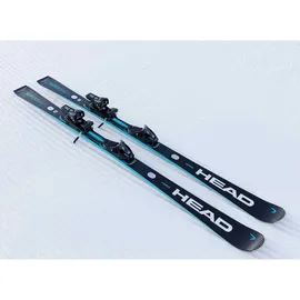 Head Supershape e-Speed Ski Set Schwarz 177 cm