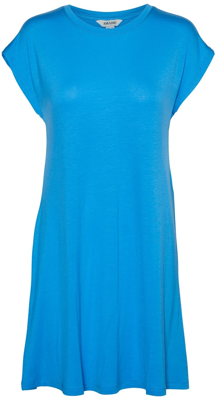 Vero Moda Damen Kleid VMAVA Relaxed Fit Ibiza Blau 10304703 S