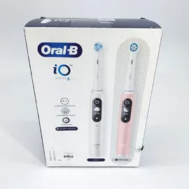 Oral-B iO Series 6 Duo Set Weiß/Pink Sand