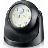 Led-außenstrahler, Außenstrahler Mit Bewegungsmelder, Kabelloser Led-fluter Für Den Außenbereich, 150 Lumen, Abnehmbare Kugel, 360°-drehung Und -neigung, Batteriebetrieben