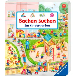 Buch RAVENSBURGER "Pappbilderbuch, Sachen suchen: Im Kindergarten", bunt, B:17,5cm H:20,5cm T:1,5cm, Bücher