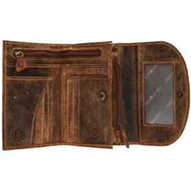 GREENBURRY Vintage Geldbörse Damen braun
