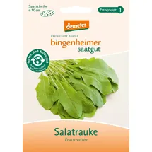 Bingenheimer Saatgut Salatrauke Ruca Saatscheibe demeter