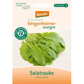 Bingenheimer Saatgut Salatrauke Ruca Saatscheibe demeter