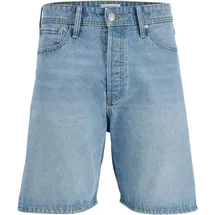 Jack & Jones PlusSize Shorts "JJITONY JJORIGINAL SHORTS AKM 111 PLS", Herren, Gr. 46 (6XL), N-Gr, light blau denim, Web, Obermaterial: 100% Baumwolle, JACK & JONES PLUSSIZE, Abriebeffekte, relaxed fit knielang, Hosen Shorts