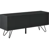 [en.casa] Sideboard Bollebygd 46,5x110x30cm Schwarz