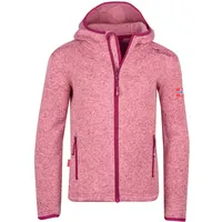 TROLLKIDS Strickfleecejacke TROLLKIDS "GIRLS JONDALEN JACKET XT", Mädchen, Gr. 140, mauve, plum, Obermaterial: 100% Polyester, Jacken