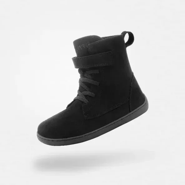 Saguaro Kinder Winter Barfußschuhe Kid’s Ambition I - Schwarz 33