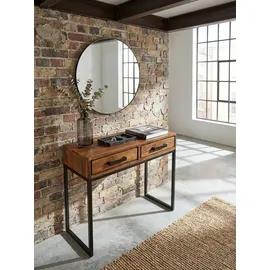 KADIMA DESIGN Sheeshamholz Konsolentisch 90x36x77 braun