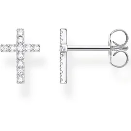 Thomas Sabo Ohrstecker Kreuz silber 925 Sterlingsilber H2131-051-14