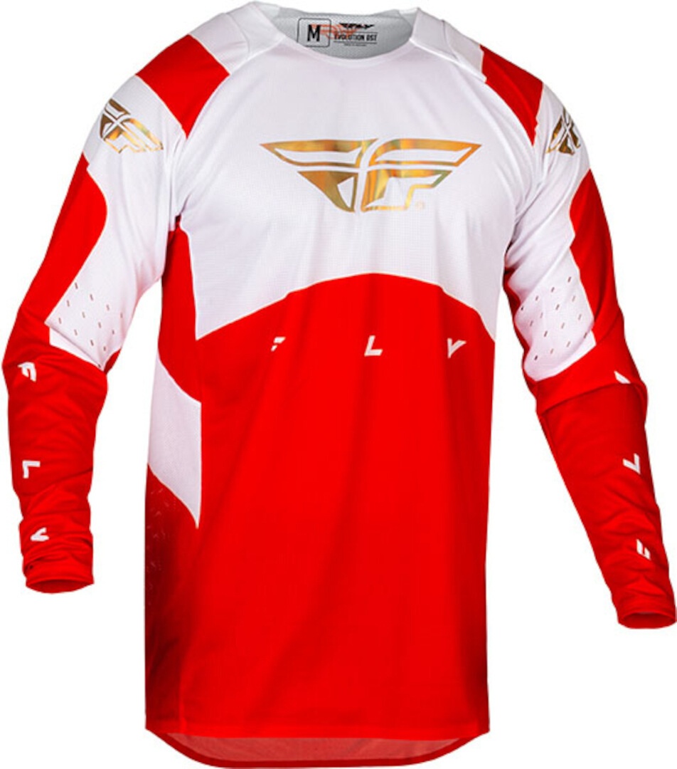 Fly Racing Evolution 2024 rood/wit Motocross Jersey, wit-rood, M